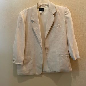 Summer beige Blazer size woman’s 14